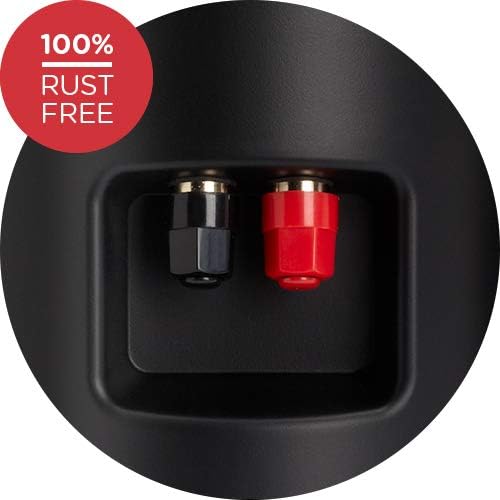Polk Audio Atrium 4 sats Aussen-Lautsprecher (80 W) schwarz, Schwarz