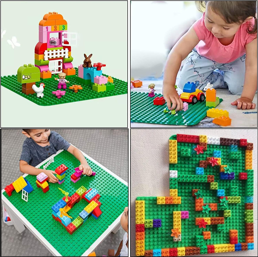 Grosse Bauplatte Kompatibel mit Lego Duplo Platten, Classic grosse Grundplatte,38.4*38.4cm Platten-S