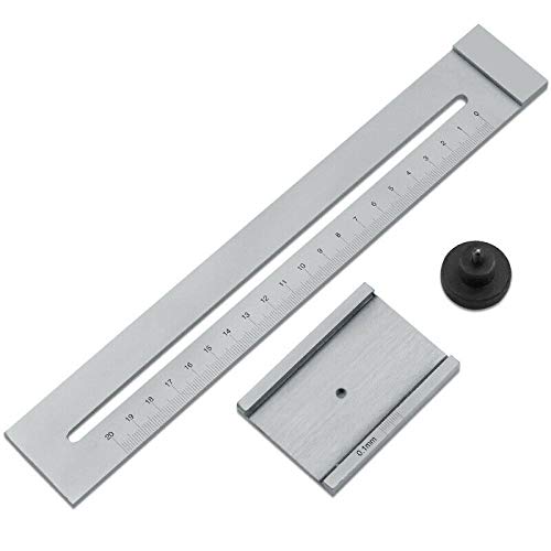 Edelstahl-Lineal, SENRISE Edelstahl-Lineal, Metall-Lineal, Markiermesser, Schneid-Schaber, Lineal fü