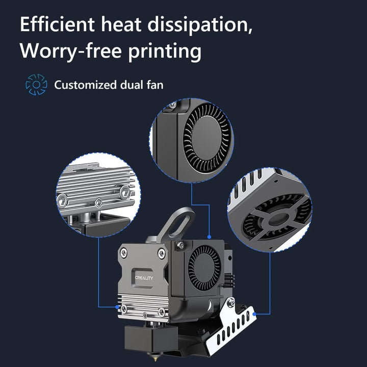 Creality 3D Offiziell Sprite Extruder Pro Kit Dual Gear Feeding Ganzmetall Design 3,5:1 Übersetzungs