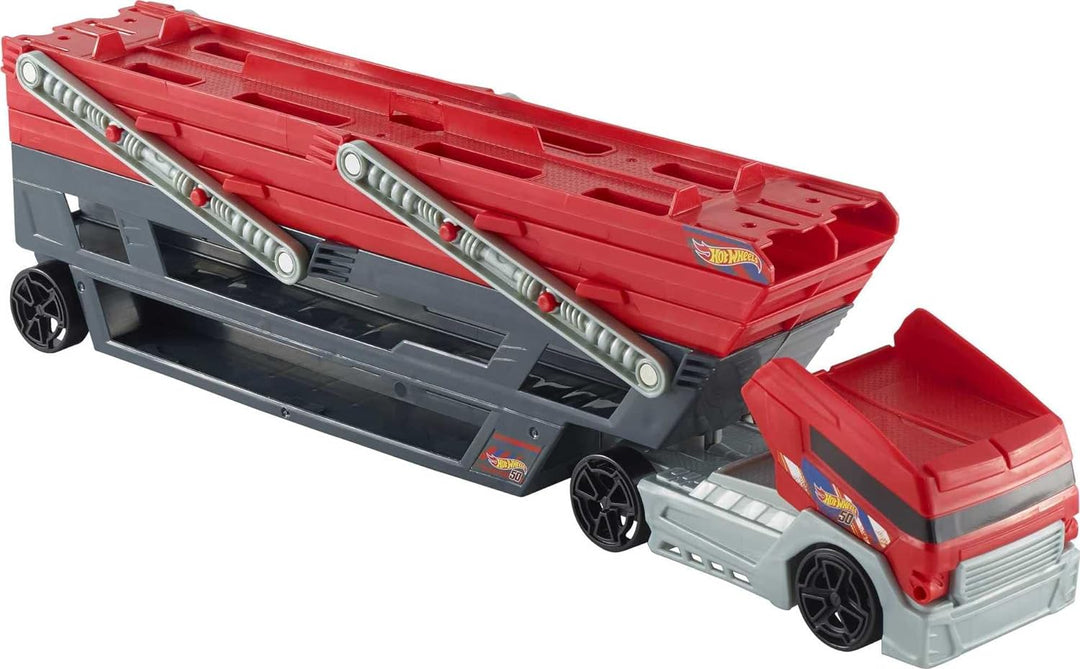 Hot Wheels CKC09 - Mega Fahrzeug-Transporter, Spielzeug ab 3 Jahren 1 Originalverpackung, 1 Original