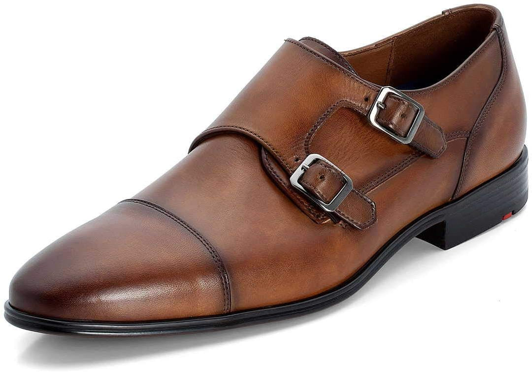 LLOYD Herren Slipper Mailand, Männer Businessschuhe,lose Einlage,Normalweit 38 EU Cognac, 38 EU Cogn