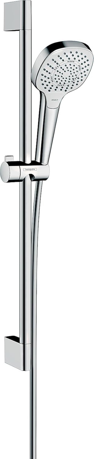 hansgrohe Croma Select E Duschset 0,65m, 3 Strahlarten, Weiss/Chrom 0,65m Set 3 Strahlarten (Multi)