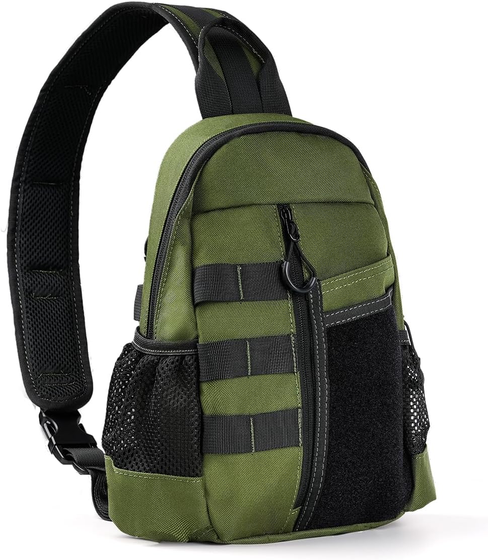 VIPERADE CHS1 EDC Brusttasche Herren Schultertasche,Leichter Sling Bag Klein Sling Rucksack mit vers