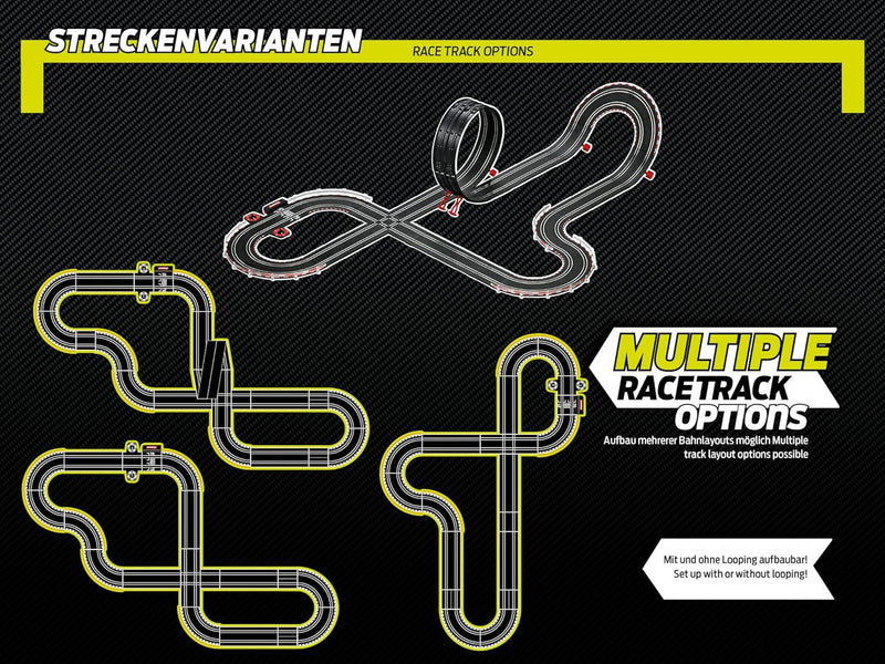 Carrera GO!!! GT Super Challenge Rennbahn-Set I Rennbahnen und lizensierte Slotcars | bis zu 2 Spiel