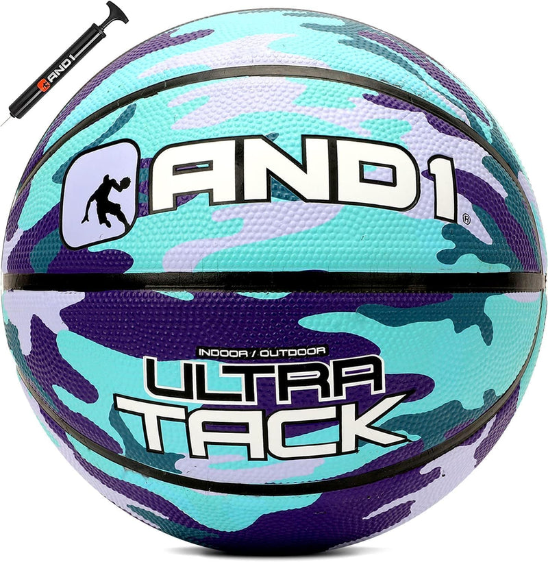 AND1 Ultra Grip Basketball: Offizielle Verordnung Grösse 7 (74,9 cm) Gummi Basketball – Tiefe Kanalk