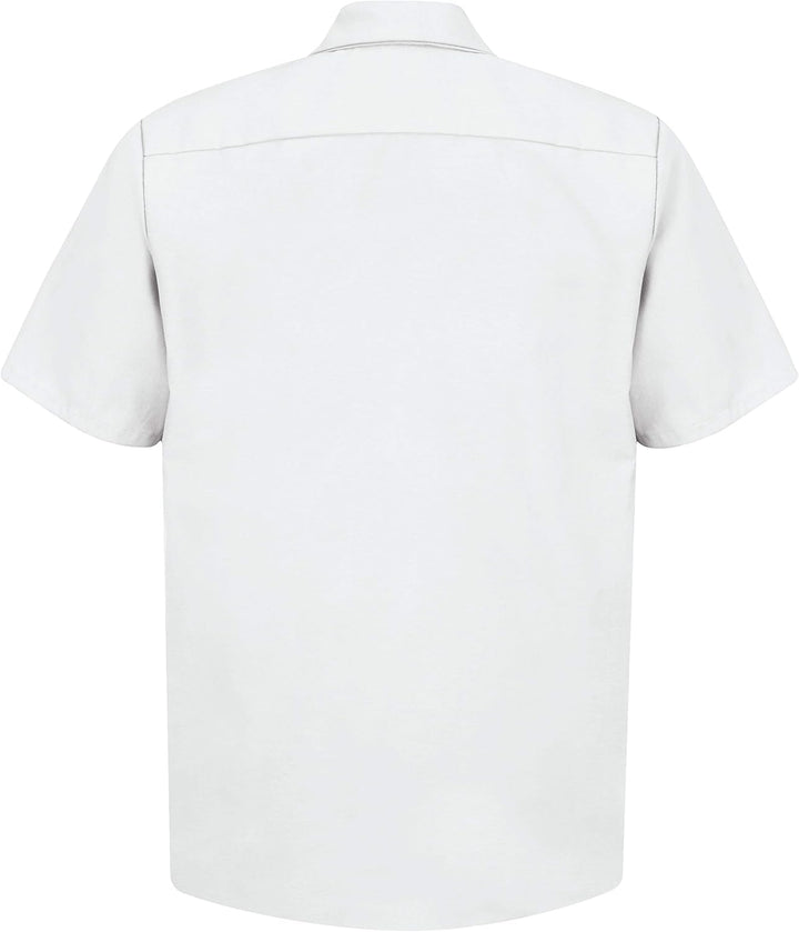 Red Kap Industrielles Arbeitshemd für Herren, Normale Passform, kurzärmelig X-Large - 3 Pack Weiss,