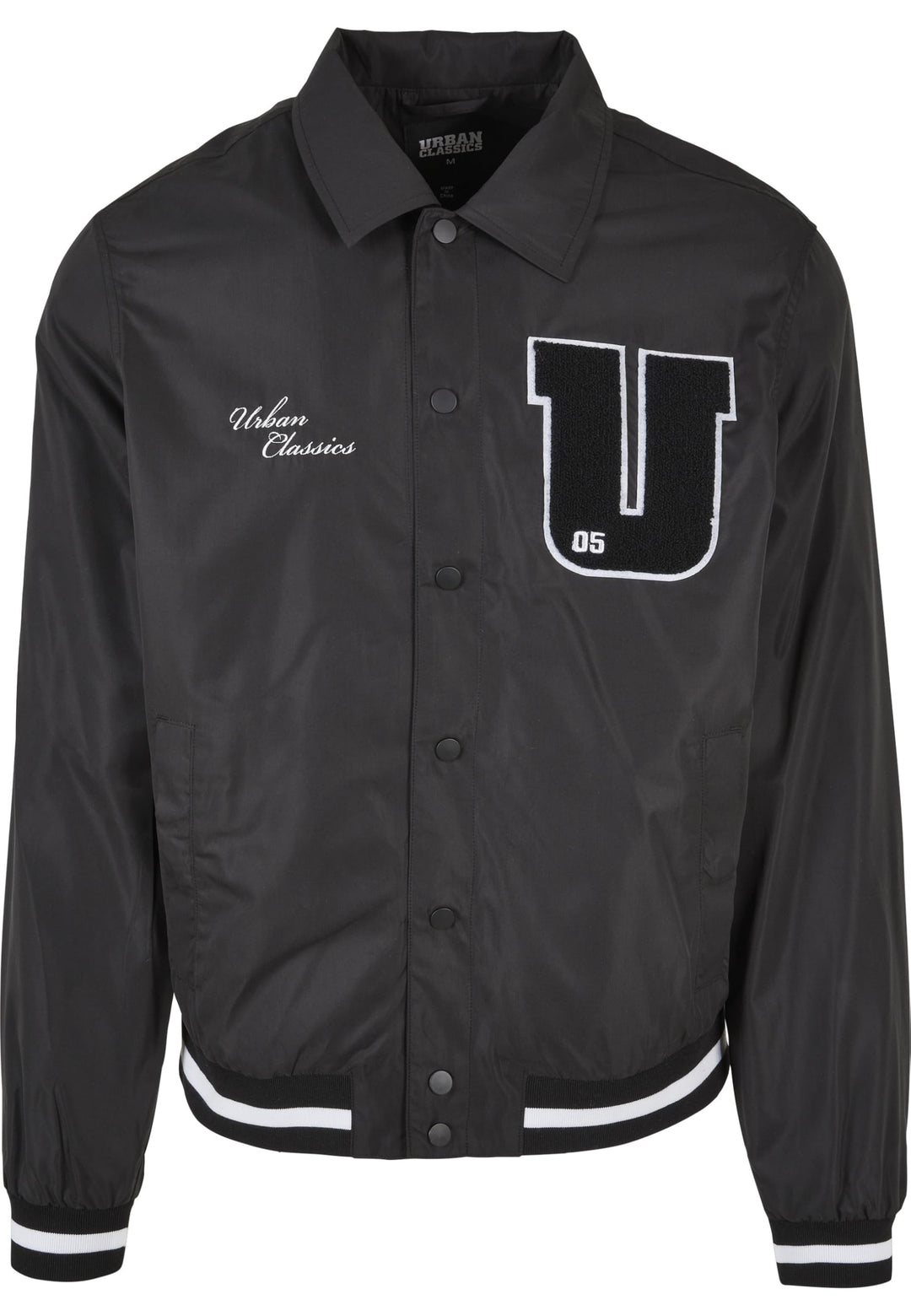 Urban Classics Herren Sports College Jacket L Schwarz, L Schwarz