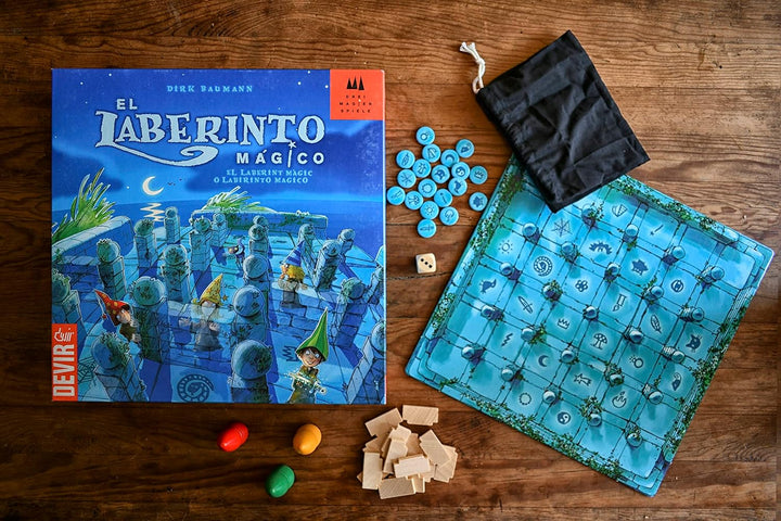 DEVIR - Der magische Labyrinth, Brettspiel, Kinderspiel, Brettspiel ab 6 Jahren (BGLAB) Das magische