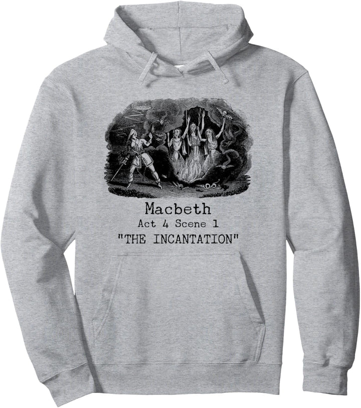 Drei Hexen Beschwörung Macbeth Shakespeare Literatur Pullover Hoodie