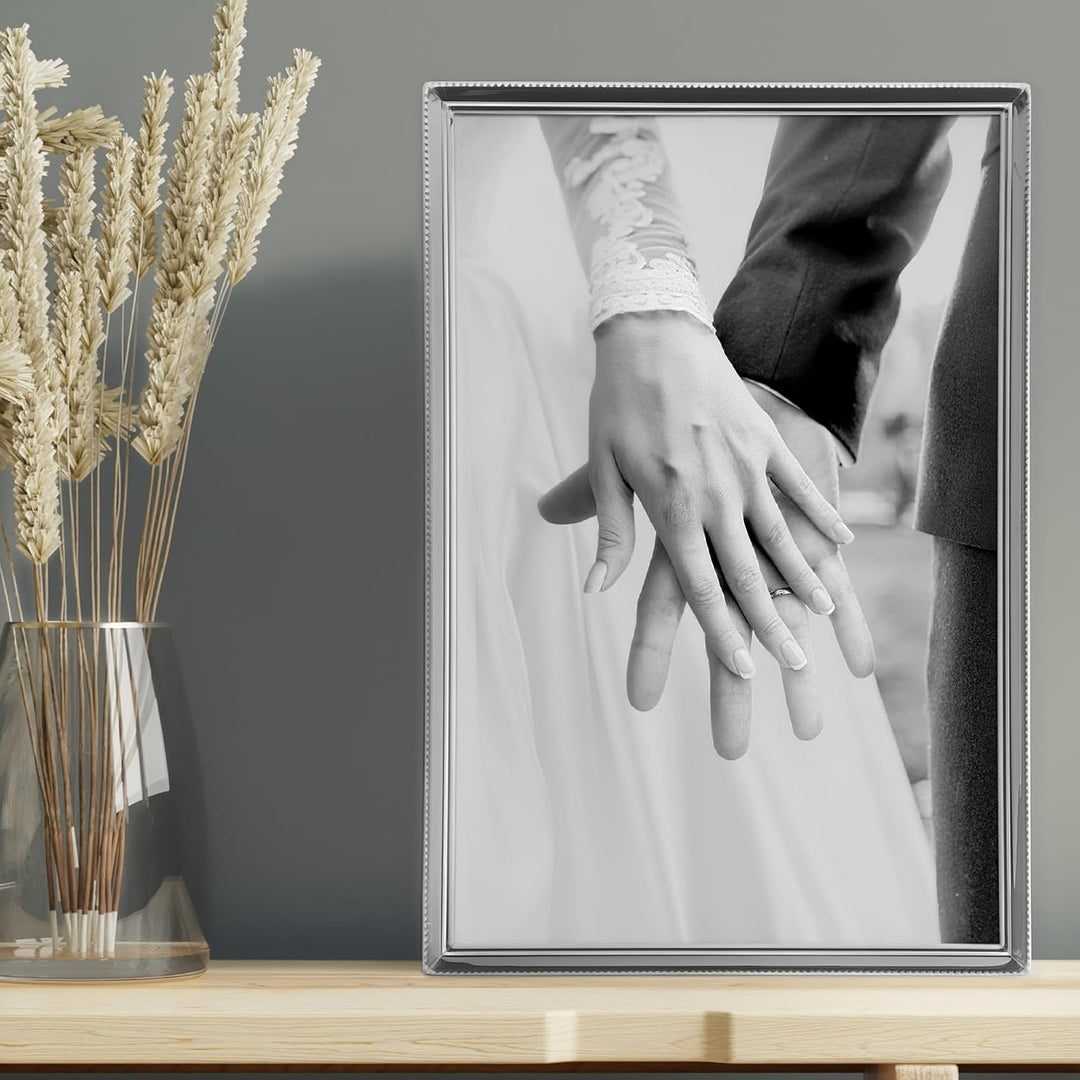 Lawrence Frames Bilderrahmen, 20,3 x 30,5 cm, poliertes Silber silber 8x12, silber 8x12