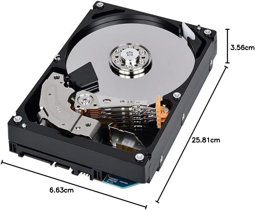 Toshiba Enterprise HDD 8TB 3.5’’ SATA 6Gbit/s 7200RPM (MG08ADA800E) 8 TB, 8 TB