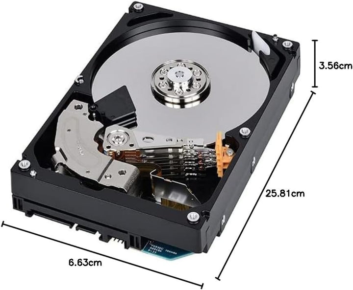 Toshiba Enterprise HDD 8TB 3.5’’ SATA 6Gbit/s 7200RPM (MG08ADA800E) 8 TB, 8 TB