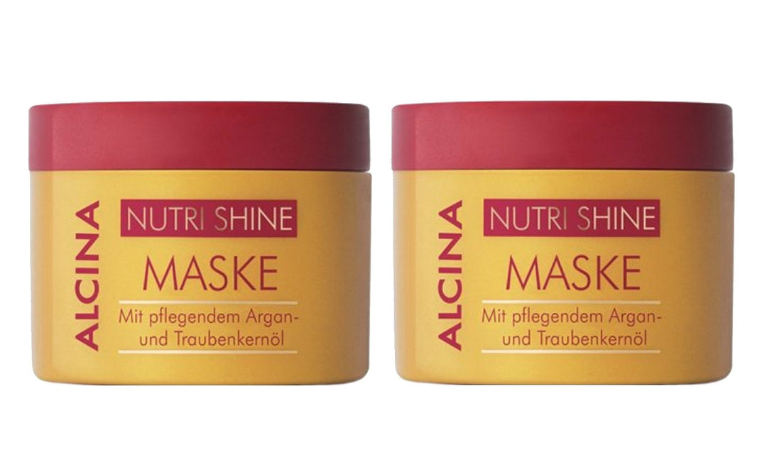2er Alcina Nutri Shine Maske mit pflegendem Argan und Traubenkernöl je 200 ml = 400 ml 200 ml (2er P