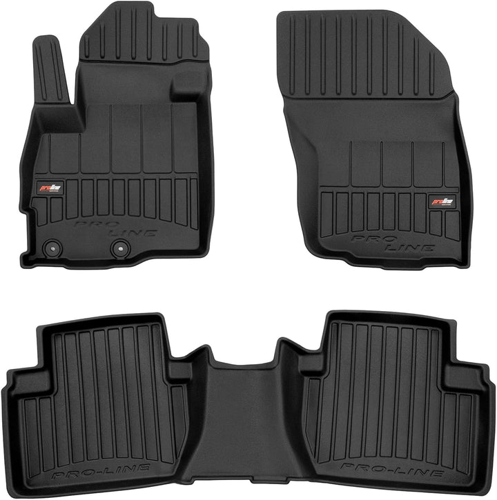 SMK Gummimatten auto fussmatten Satz für Mitsubishi Outlander II 2006-2012 Erleben Sie einen neuen S