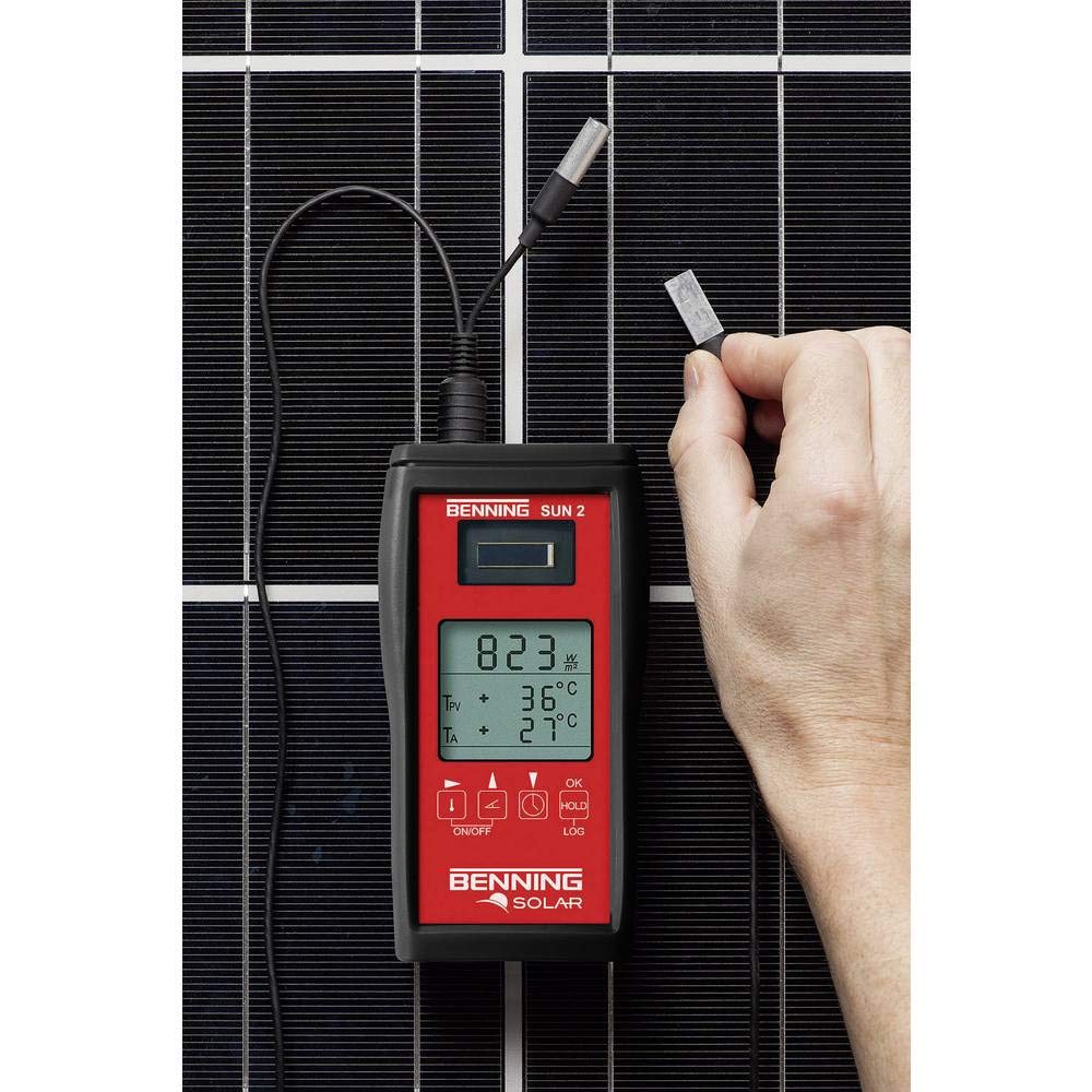 Benning SUN 2 Gerät zur Messung von Temperatur und Strahlung,
