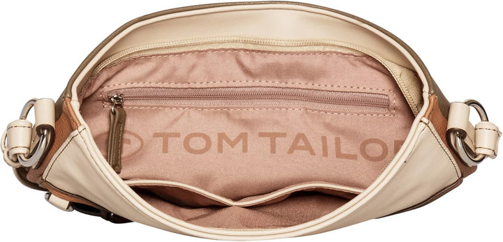 TOM TAILOR bags Jule Damen Umhängetasche Crossbody Bag Klein 27 x 9 x 25 Mixed Taupe, 27 x 9 x 25 Mi