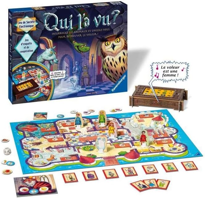 Ravensburger - Wer hat es gesehen? - Gesellschaftsspiel für Kinder - von 2 bis 4 Spieler ab 6 Jahren