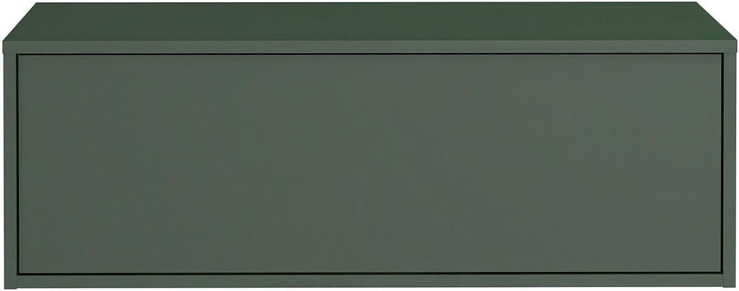 Vente-unique - Waschbeckenunterschrank hängend - Grün matt - 94 cm - TEANA II