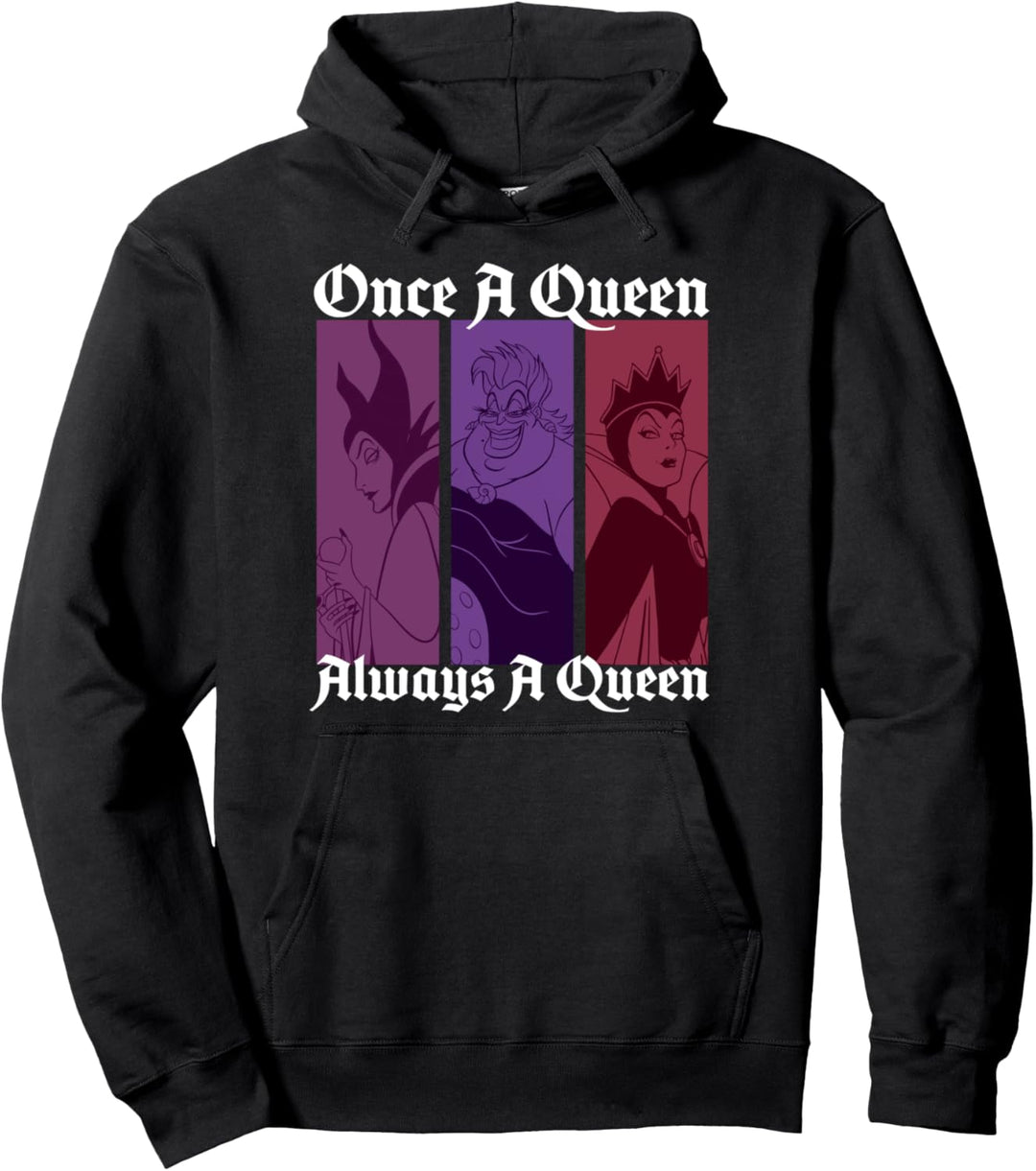 Disney Villains Once A Queen Always A Queen Panel Pullover Hoodie