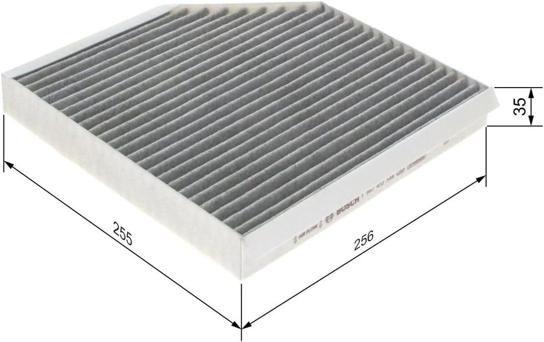 Bosch R2548 - Innenraumfilter mit Aktivkohle, 1 Stück (1er Pack), Innenraumfilter mit Aktivkohle