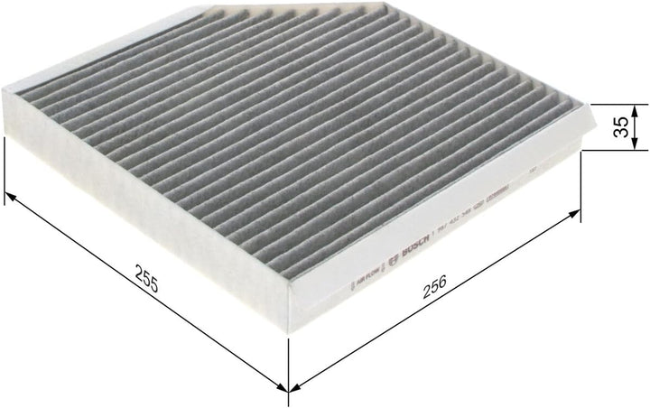 Bosch R2548 - Innenraumfilter mit Aktivkohle, 1 Stück (1er Pack), Innenraumfilter mit Aktivkohle