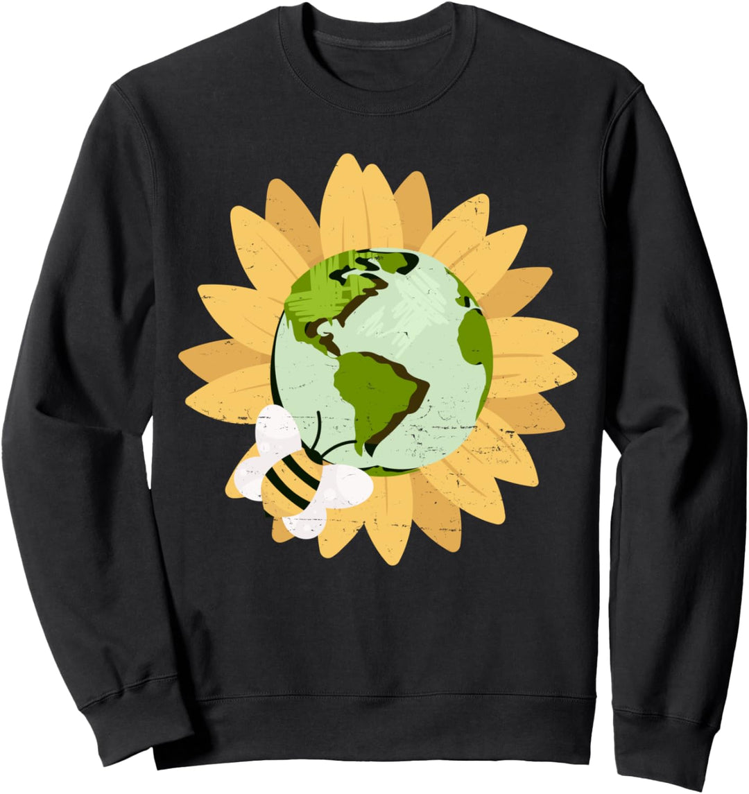 No Planet B - Planet Bee - Save The Bees - Green Earth Day Sweatshirt