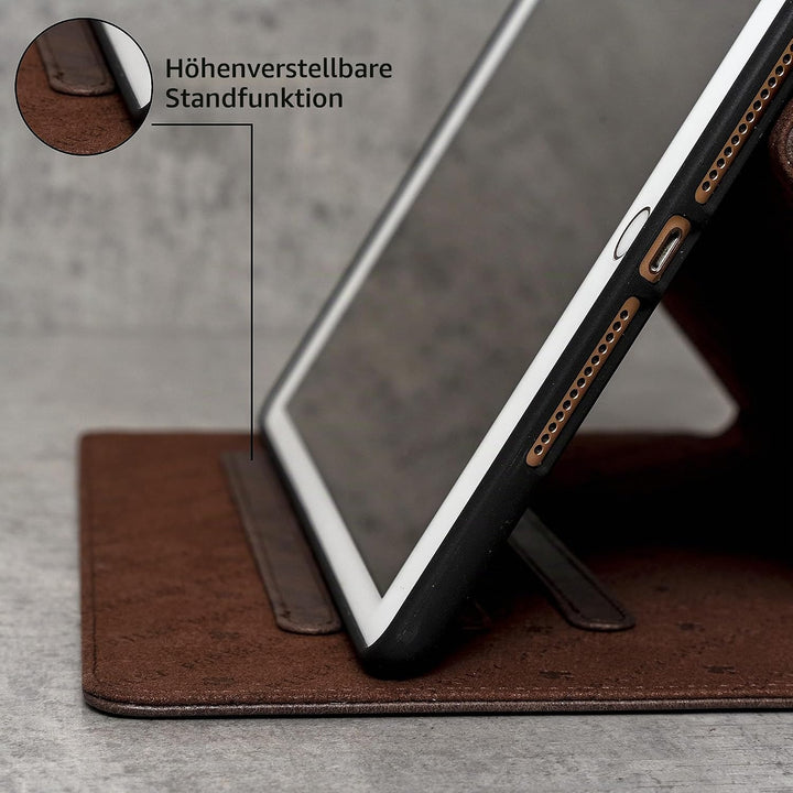Porter Riley - Lederhülle für iPad Pro 12.9" 3. Generation Ausgabe 2018. Premium Echtleder Standhüll