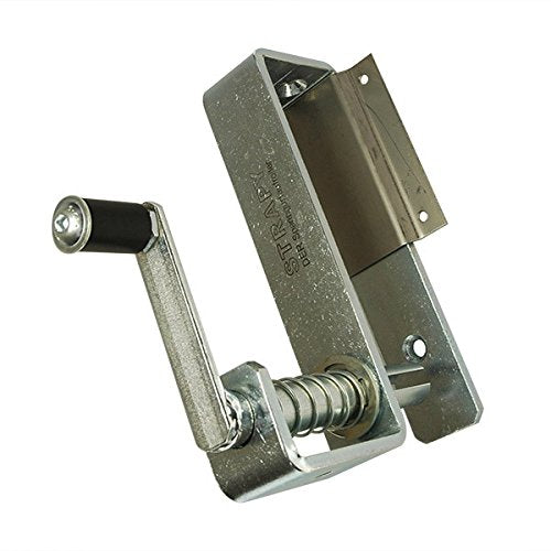 STRAPY® - DER Spanngurtaufroller - mit Edelstahl-Halteplatte (ohne Magnete) Bordwandhalter - Gurtwic