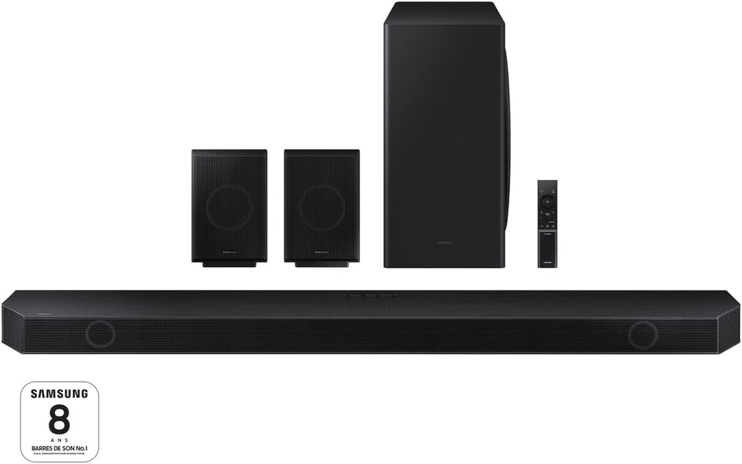 SAMSUNG Soundbar HW-Q930B/ZF mit Subwoofer und Lautsprecher, 9.1.4 Kanäle 540W 2022, Optimierter 3D