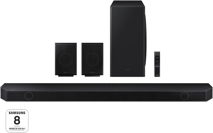 SAMSUNG Soundbar HW-Q930B/ZF mit Subwoofer und Lautsprecher, 9.1.4 Kanäle 540W 2022, Optimierter 3D