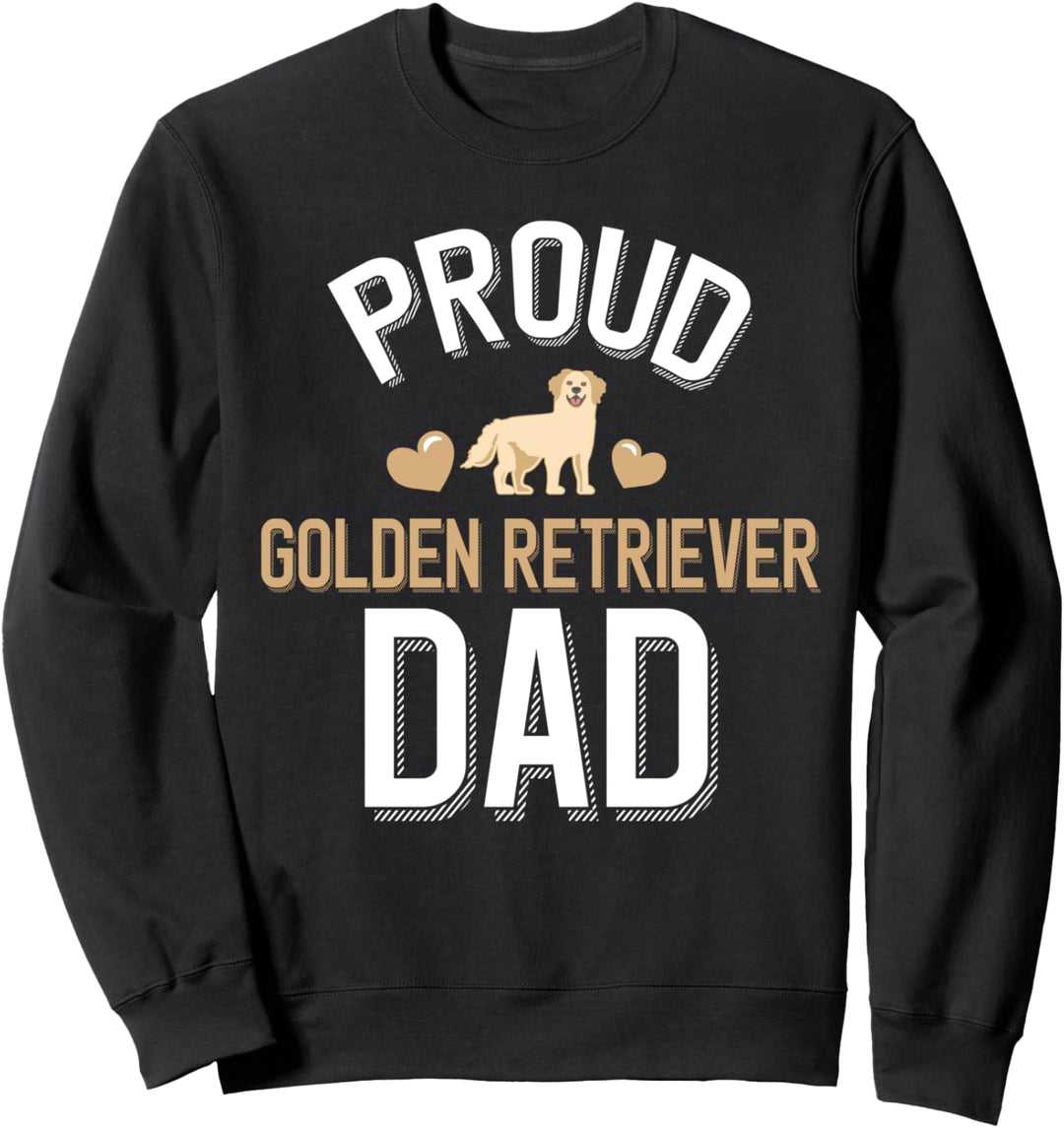 Cute Proud Golden Retriever Dad Sweatshirt