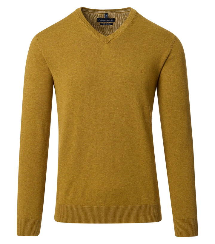 CASAMODA Herren Pullover S Gelb, S Gelb