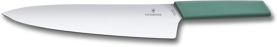 Victorinox Swiss Modern Tranchiermesser für Fleisch, Gerader Schliff, 25 cm lange Klinge aus Edelsta