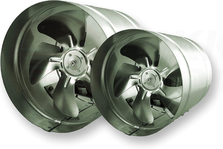Axialer Rohrventilator Ø 315 mm 1350m³/h Rohrlüfter Lüfter Hochdruck Ventilator Abluft Gebläse Metal