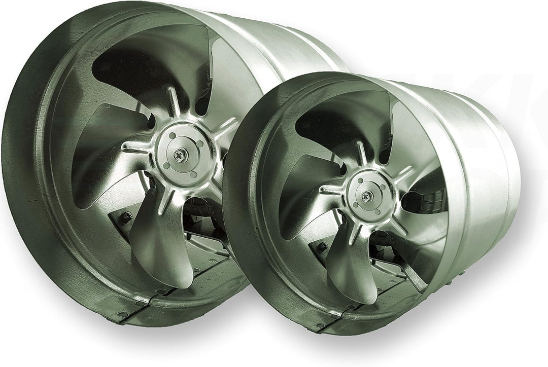 MKK Axialer Rohrventilator Ø 250 mm 1000m³/h Rohrlüfter Lüfter Hochdruck Ventilator Abluft Gebläse M
