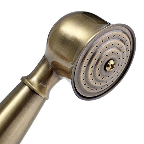 Retro Kupfer Handheld Shower Head Handbrause Brausekopf Duschkopf Grün Bronze, Grün Bronze