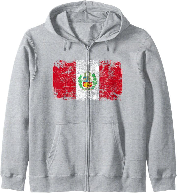 PERU Flagge | Damen Herren Kinder PERU Kapuzenjacke