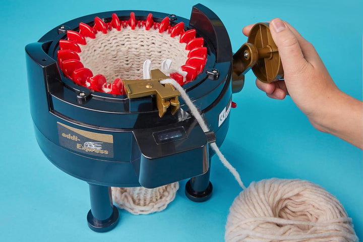 Addi Express Profesional Strickmaschine - Neues Modell – keine Batterien erforderlich
