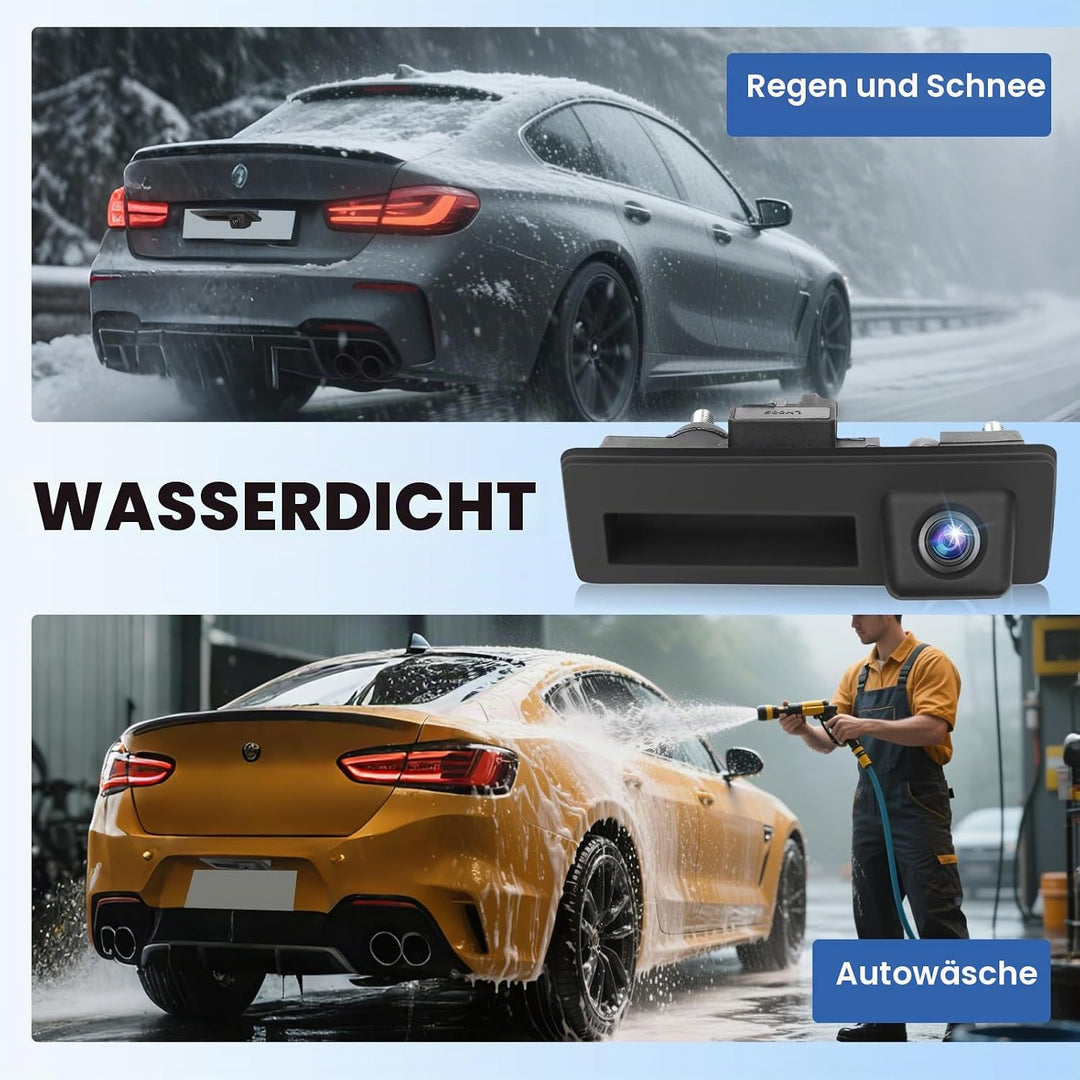 Hodozzy HD Rückfahrkamera für Audi/VW mit Nachtsicht, Einparkhilfe, 170° Grad Weitwinkel, wasserdich