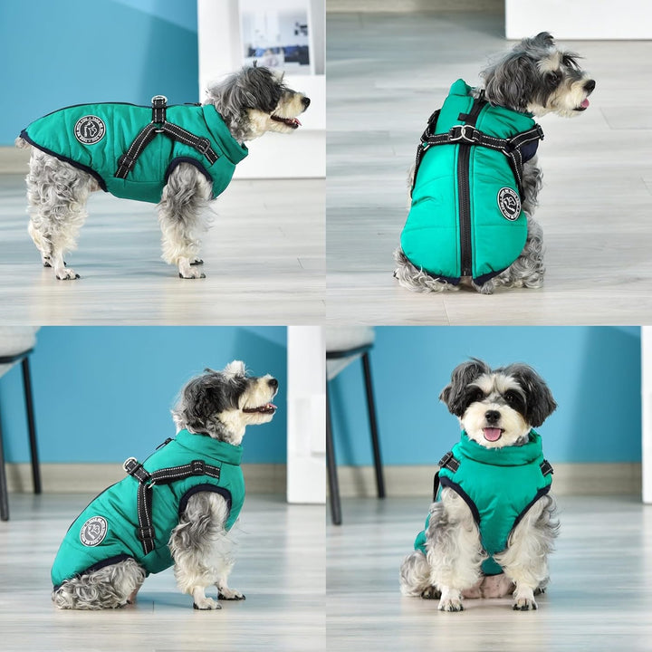 Savlot Hundejacke Winterweste Jacken Hundemantel Hundepullover Haustier Skifahren Kostüm Ärmellose B