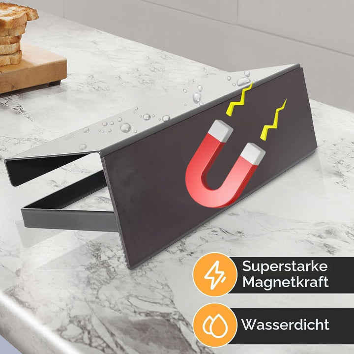 Uten Gewürzregal Kühlschrank Regal magnetisch, Gewürzhalter hängend ohne bohren Wandregal Gewürz Org