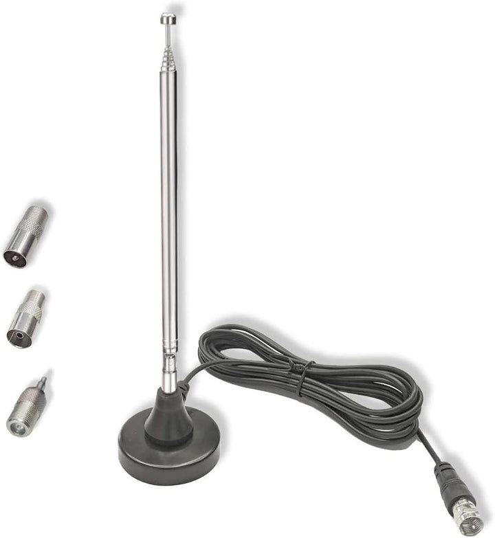 Maswell DAB DAB+ Antenne UKW Radioantenne Digitale Teleskopantenne für den Innenbereich mit Magnetfu