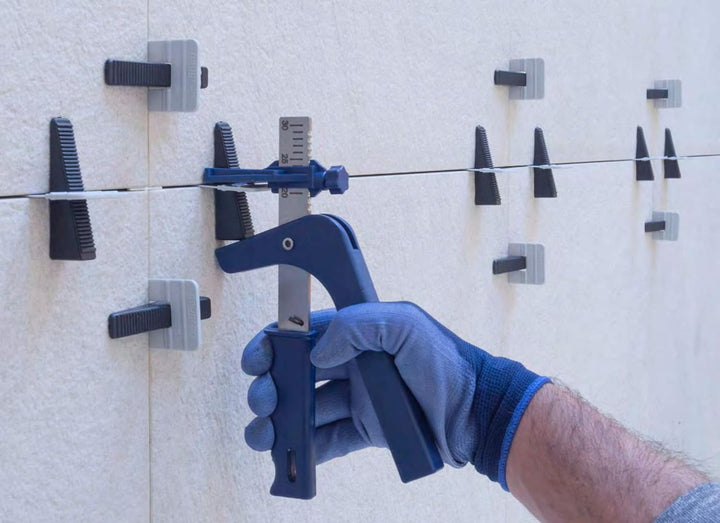 Peygran® Nivelliersystem 1mm 100 Laschen 100 Keile + Metallzange