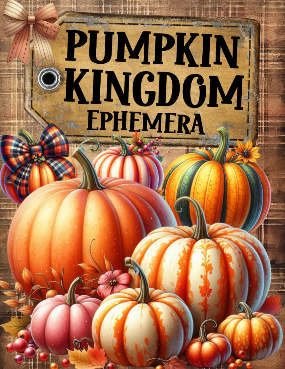 Pumpkin Kingdom Ephemera Book: High Quality Images Of Foods, For Paper Crafts, Scrapbooking, Mixed M