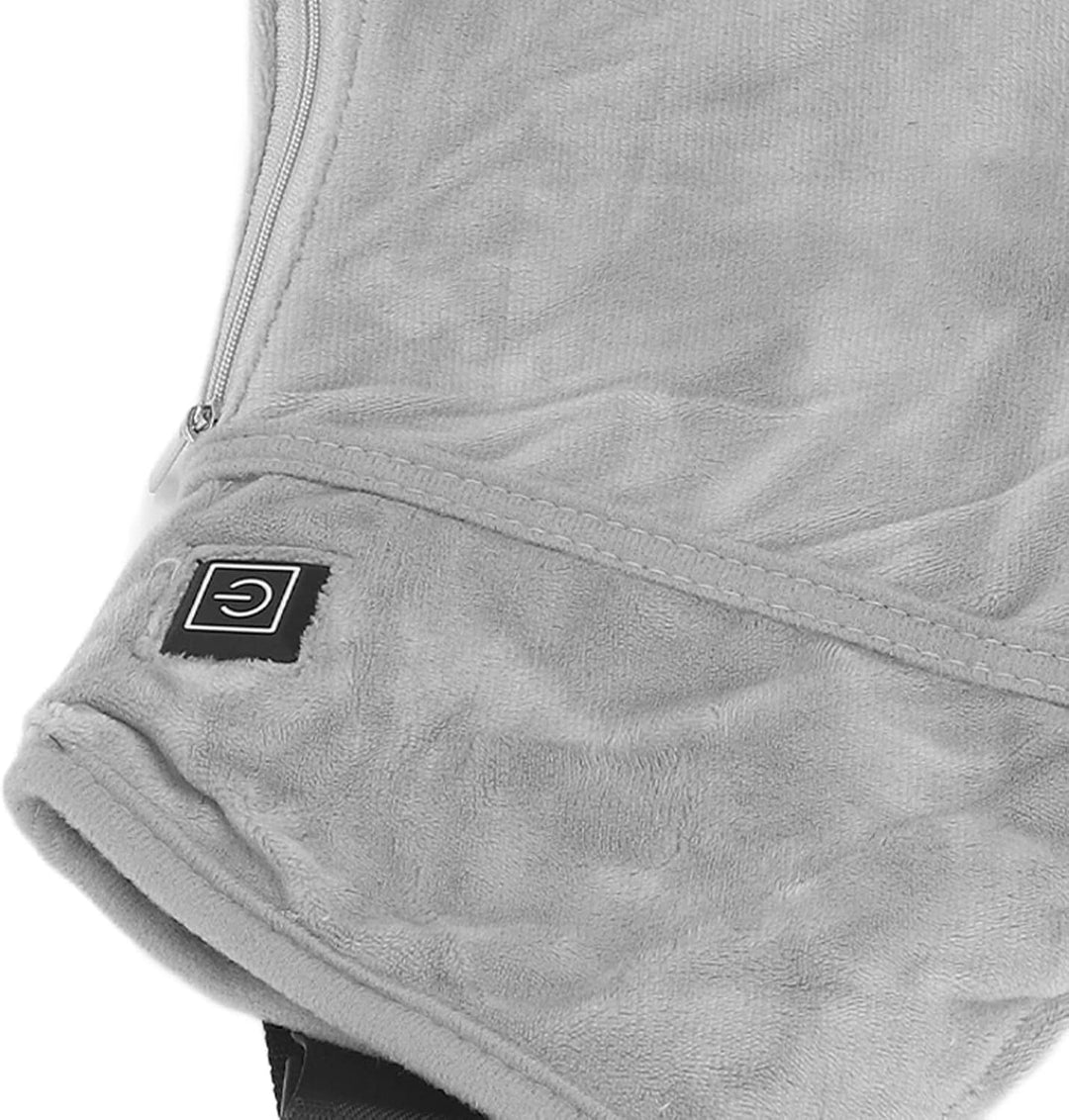 Elektrisch Beheizbarer Handwärmermuff, USB-Betrieben, 3 Temperaturstufen 40-55°C, Samt und Polyester