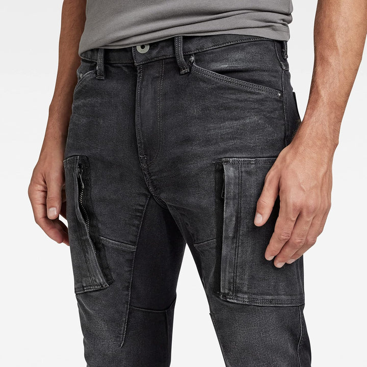 G-STAR RAW Herren Denim Cargo 3D Skinny Jeans, 28W / 30L
