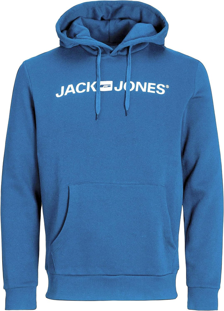 JACK &amp; JONES Male Kapuzenpullover 2er-Pack Logo Kapuzenpullover S 1x Bright Cobalt, 1x Navy Blazer,