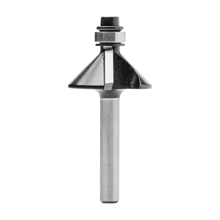 ENT 13801 Fasefräser HW, Schaft (S) 6 mm, Durchmesser (D) 28,6 mm, NL 10,5 mm, E 45°, SL 32 mm, mit