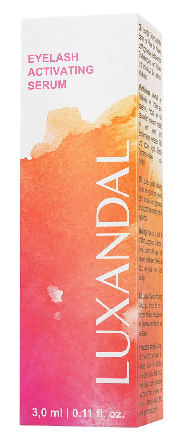 LUXANDAL Wimpernserum für schnelles Wachstum von Wimpern - Profi Wimpern Serum und Augenbrauen Serum